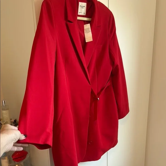 Red Women's blazer dress - Picture 5 of 5